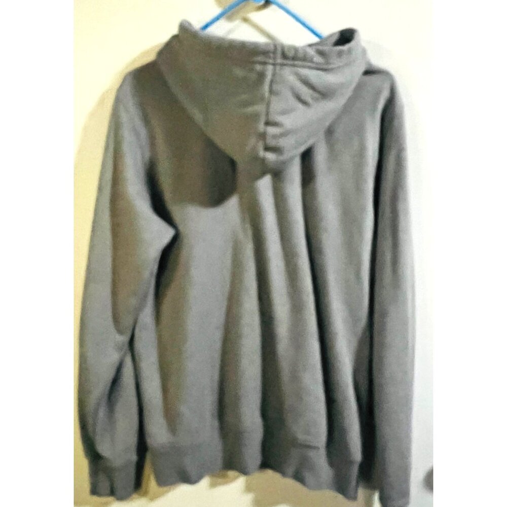 The North Face Mens Grey Hoodie With Bear Graphic Size Small Pullover - Picture 2 of 3